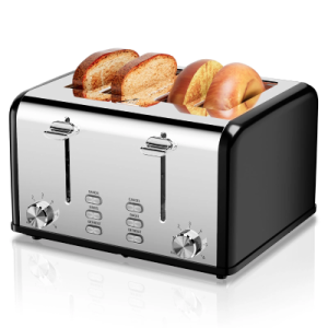 Toaster 4 Slice Toaster Keenstone Stainless Steel