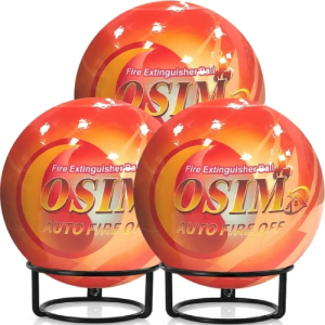 3 PACK Portable Automatic Fire Ball Extinguisher with Bracket
